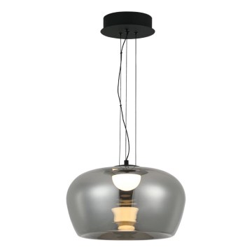 LED lestenec na vrvici NADIA LED/20W/230V dimno/črna