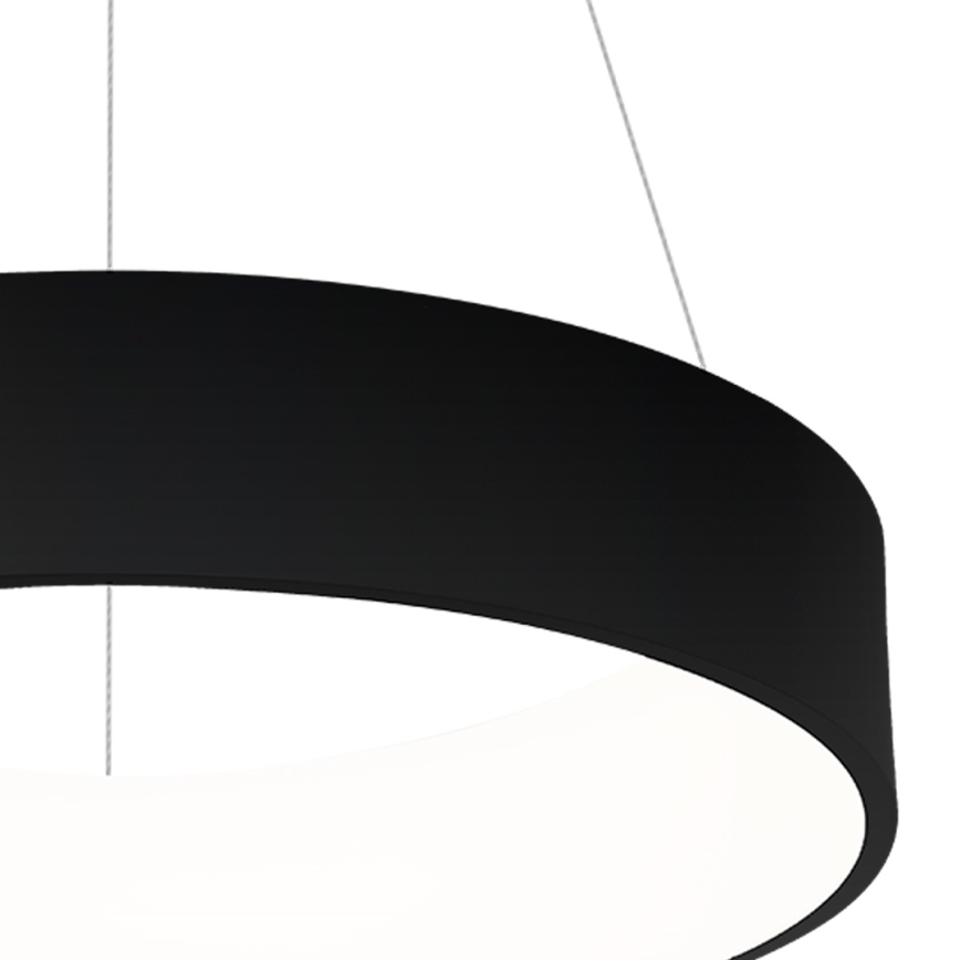 LED Lestenec na vrvici OHIO BLACK LED/24W/230V