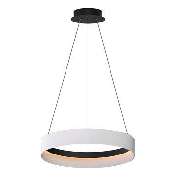 LED Lestenec na vrvici ORBITA LED/52W/230V bela/črna