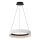 LED Lestenec na vrvici ORBITA LED/52W/230V bela/črna