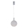 LED Lestenec na vrvici PERFORATO LED/6,3W/230V 3000K sijajni krom pr. 20 cm