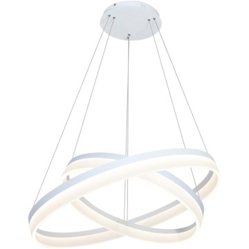 LED Lestenec na vrvici RING z daljinskim upravljalnikom LED/60W/230V