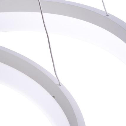 LED Lestenec na vrvici RING z daljinskim upravljalnikom LED/60W/230V