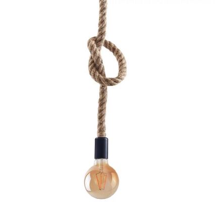 LED Lestenec na vrvici ROPE 1xE27/8W/230V