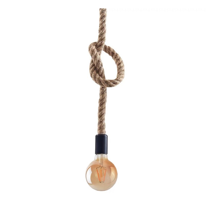 LED Lestenec na vrvici ROPE 1xE27/8W/230V