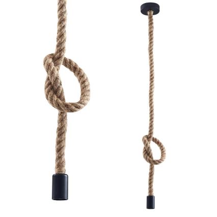 LED Lestenec na vrvici ROPE 1xE27/8W/230V