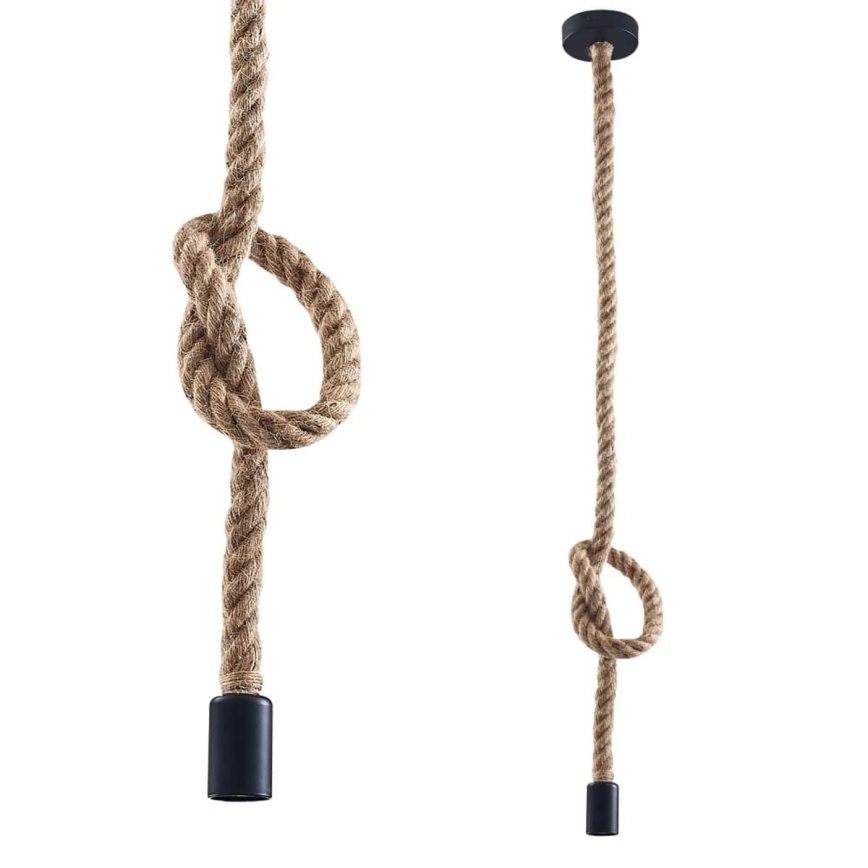 LED Lestenec na vrvici ROPE 1xE27/8W/230V