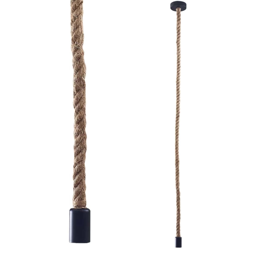 LED Lestenec na vrvici ROPE 1xE27/8W/230V