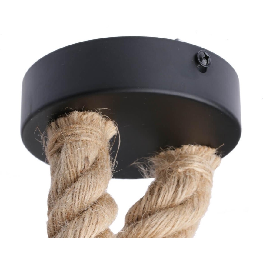 LED Lestenec na vrvici ROPE 2xE27/10W/230V