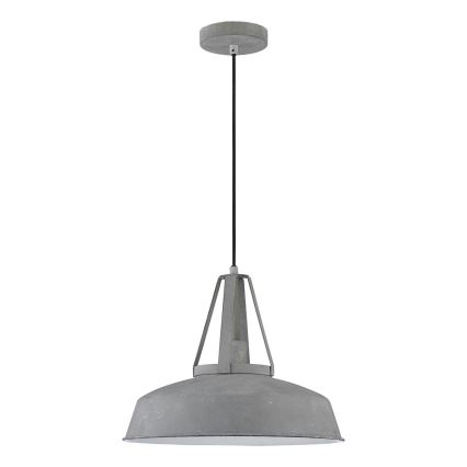 LED lestenec na vrvici RYAN 1xE27/60W/230V siva