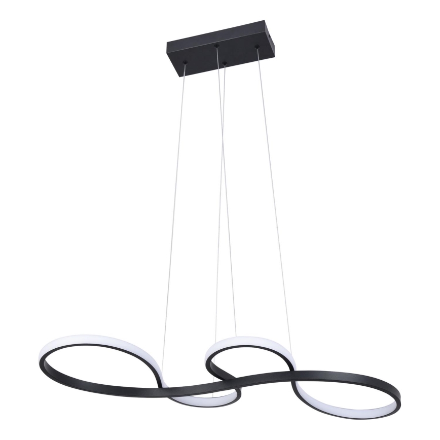 LED Lestenec na vrvici SALSA LED/38W/230V 4000K črna
