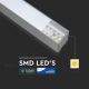 LED Lestenec na vrvici SAMSUNG CHIP 1xLED/40W/230V 4000K srebrn