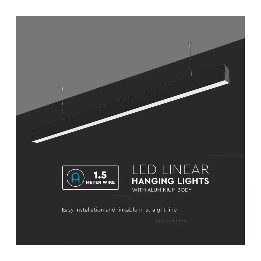 LED Lestenec na vrvici SAMSUNG CHIP LED/40W/230V 3000K/4000K/6400K
