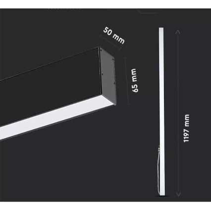 LED Lestenec na vrvici SAMSUNG CHIP LED/40W/230V 3000K/4000K/6400K