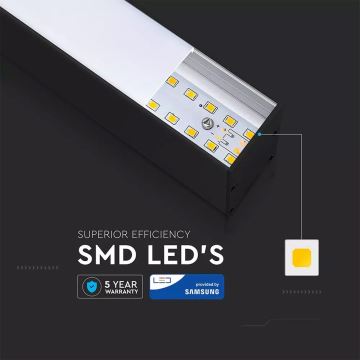 LED Lestenec na vrvici SAMSUNG CHIP LED/40W/230V 3000K