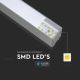 LED Lestenec na vrvici SAMSUNG CHIP LED/40W/230V 4000K srebrn