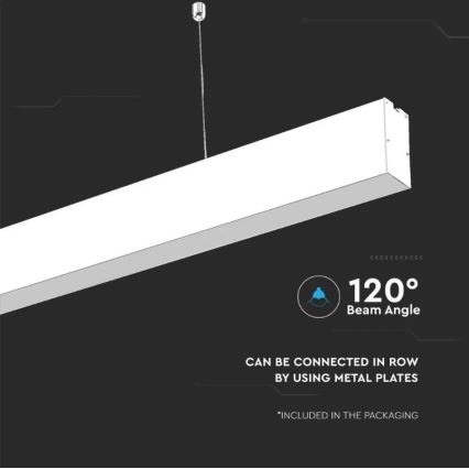 LED Lestenec na vrvici SAMSUNG CHIP LED/40W/230V 6400K bel