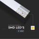 LED Lestenec na vrvici SAMSUNG CHIP LED/40W/230V 6400K črn