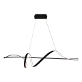 LED Lestenec na vrvici SASH LED/36W/230V črna