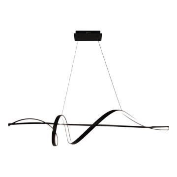 LED Lestenec na vrvici SASH LED/36W/230V črna