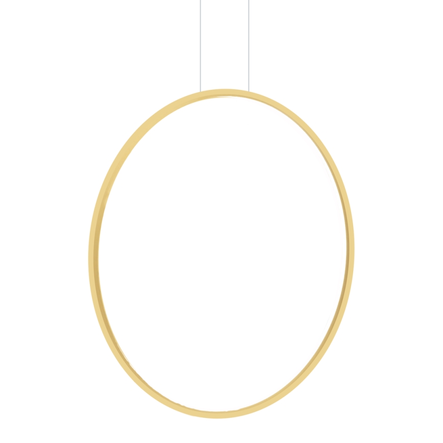 LED Lestenec na vrvici SATURNO LED/46W/230V pr. 80 cm IP44 zlata