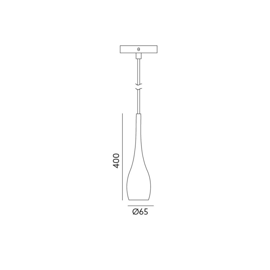 LED Lestenec na vrvici TAMPERE LED/7W/230V