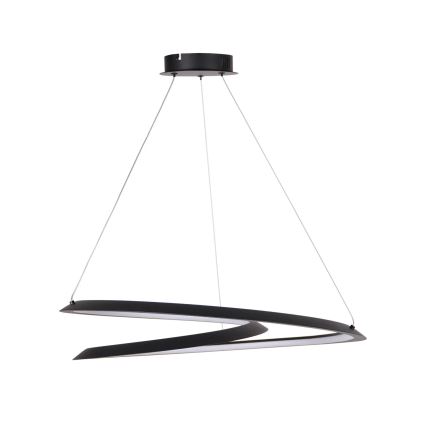 LED Lestenec na vrvici TANGO LED/44W/230V 4000K pr. 60 cm črna
