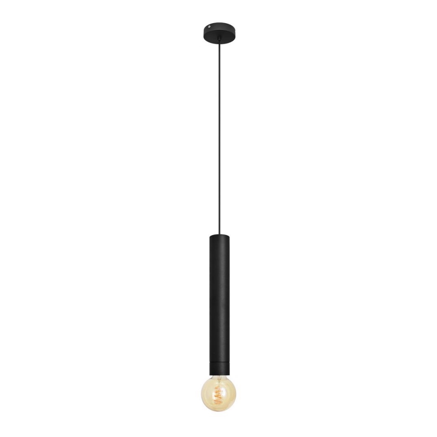 LED Lestenec na vrvici TUBA 1xGU10/20W/230V črn