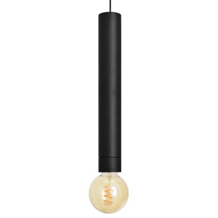 LED Lestenec na vrvici TUBA 1xGU10/20W/230V črn