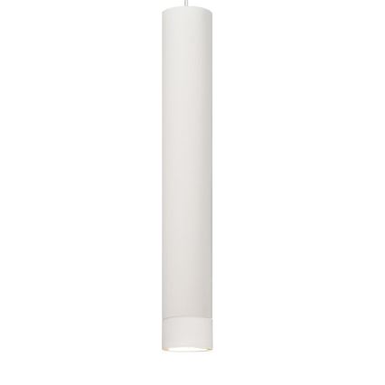 LED Lestenec na vrvici TUBA 1xGU10/4,8W/230V bela