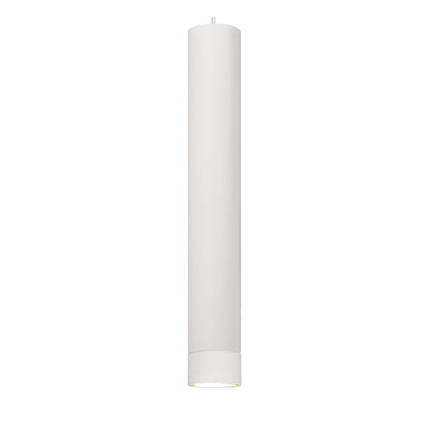 LED Lestenec na vrvici TUBA 1xGU10/4,8W/230V bela