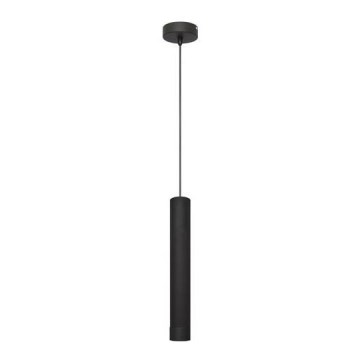 LED Lestenec na vrvici TUBA 1xGU10/4,8W/230V črna