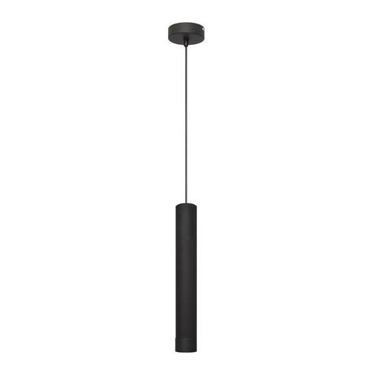 LED Lestenec na vrvici TUBA 1xGU10/4,8W/230V črna