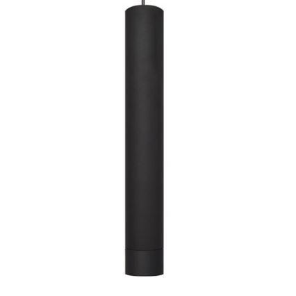 LED Lestenec na vrvici TUBA 1xGU10/4,8W/230V črna