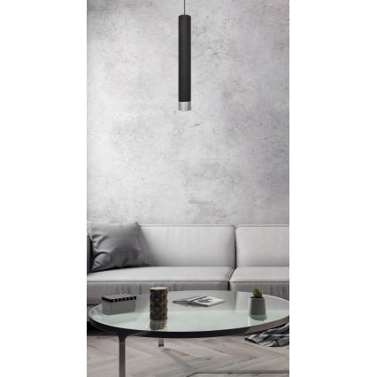 LED Lestenec na vrvici TUBA 1xGU10/4,8W/230V