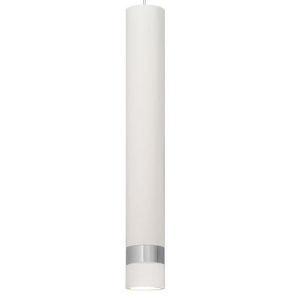 LED Lestenec na vrvici TUBA 3xGU10/4,8W/230V bela/sijajni krom