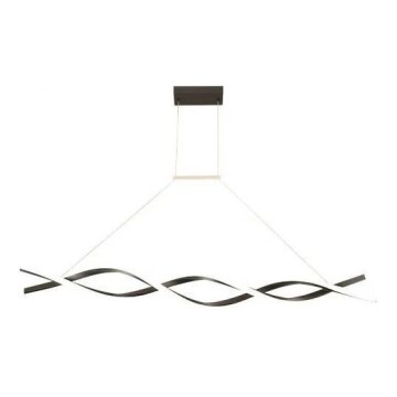 LED Lestenec na vrvici TWIST LED/37W/230V 4000K 120 cm črna