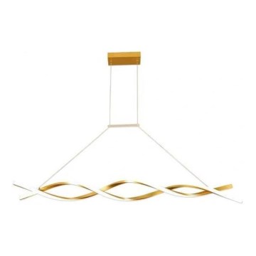 LED Lestenec na vrvici TWIST LED/37W/230V 4000K 120 cm zlata