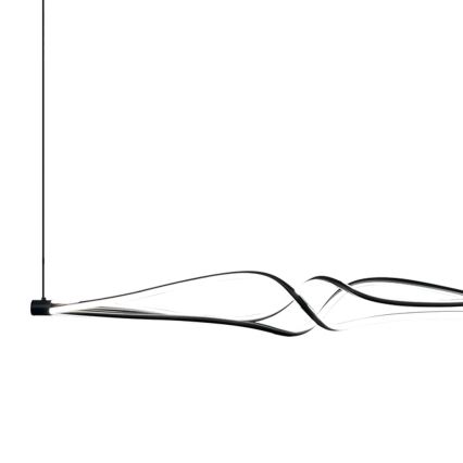 LED Lestenec na vrvici TWISTER LED/56W/230V črna