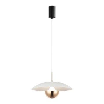 LED lestenec na vrvici VALIA LED/9W/230V bela/zlata