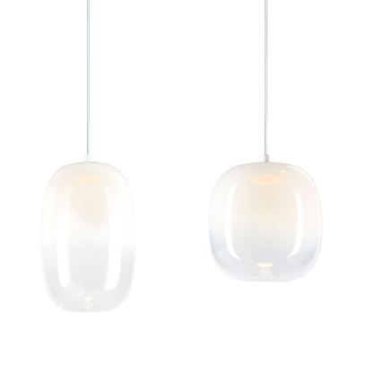 LED Lestenec na vrvici VASO LED/15W/230V bela