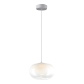 LED Lestenec na vrvici VASO LED/4W/230V pr. 18 cm bela