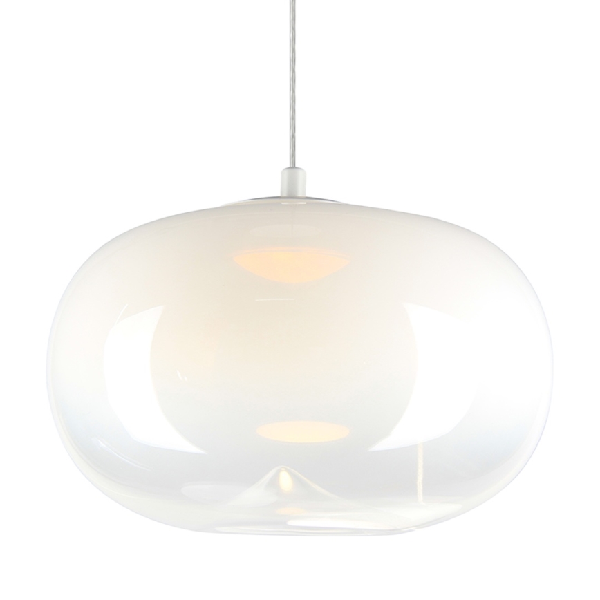 LED Lestenec na vrvici VASO LED/4W/230V pr. 18 cm bela
