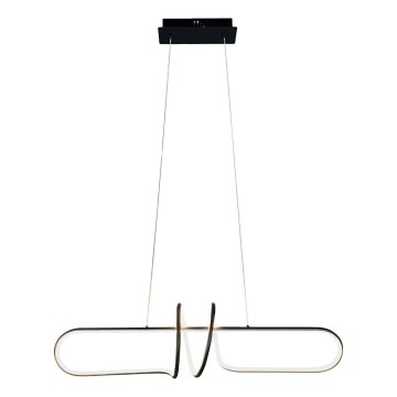 LED Lestenec na vrvici VERTIGO LED/54W/230V črna