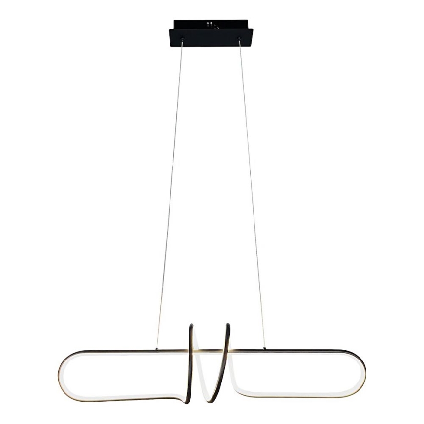 LED Lestenec na vrvici VERTIGO LED/54W/230V črna