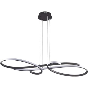 LED lestenec na vrvici VIOLIN LED/40W/230V črn
