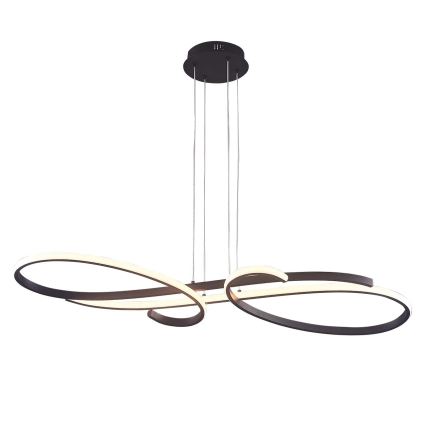 LED lestenec na vrvici VIOLIN LED/40W/230V črn