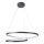 LED Lestenec na vrvici ZEFIRA LED/52W/230V 4000K pr. 60 cm antracit