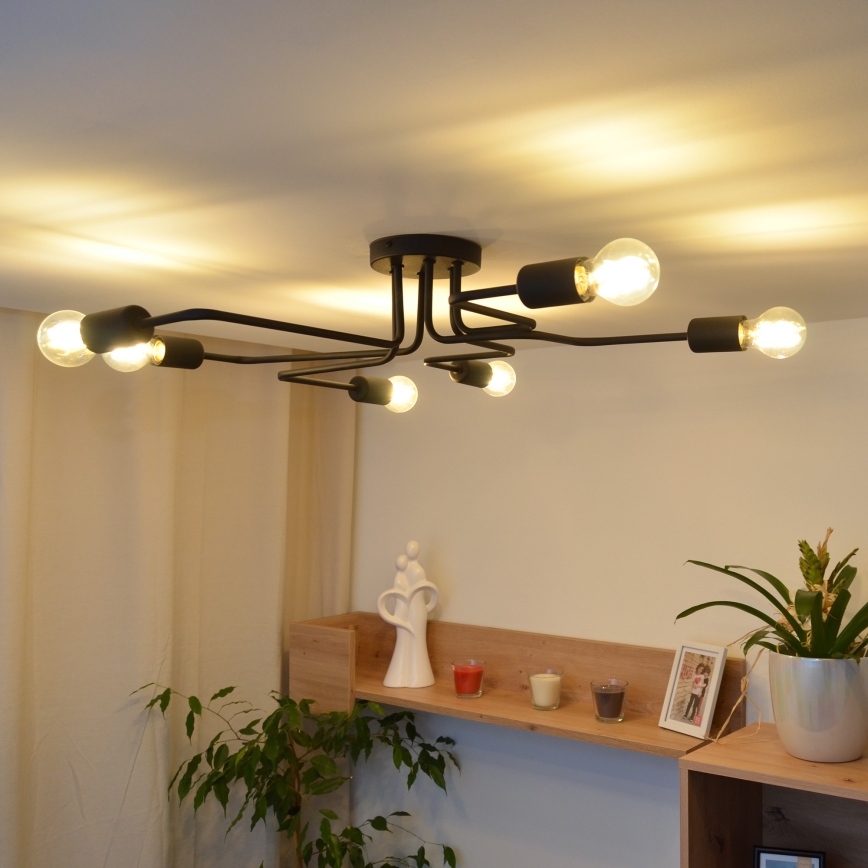 LED Lestenec TUBE 6xE27/15W/230V