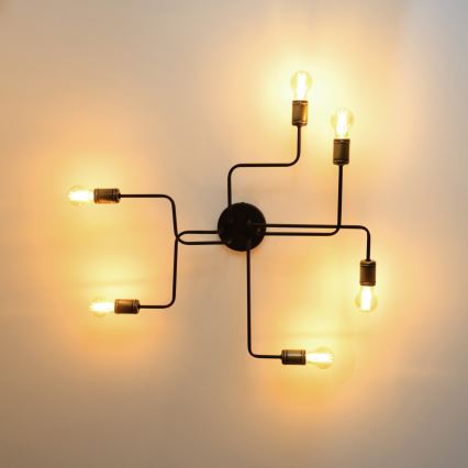 LED Lestenec TUBE 6xE27/15W/230V